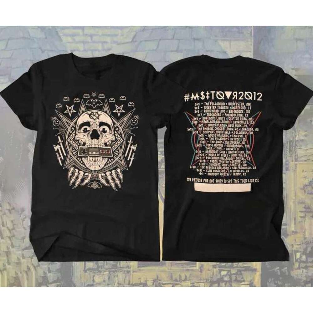 Msi Mindless Self Indulgence Nintendo Skull T-shirt